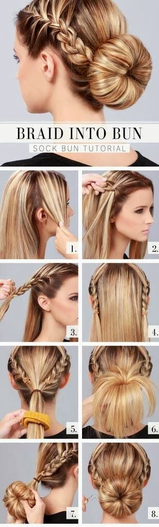 Fashionable Hairstyle Tutorials for Long Thick Hair - Pretty Desig