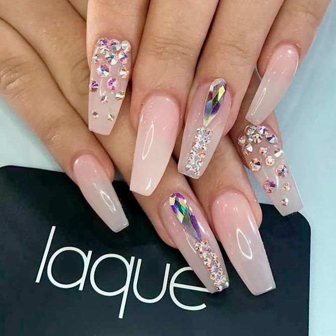 Best Long Nail Designs for Glamorous Girls ☆ See more: https .