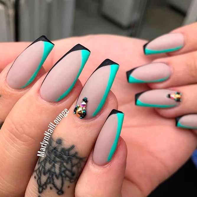 Examples Of Beautiful Long Nails To Inspire You | Coffin nails .