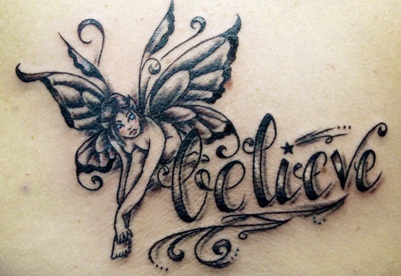 Butterfly Fairy Tattoo Designs - A Beautiful Tattoo Design - Vin Zi