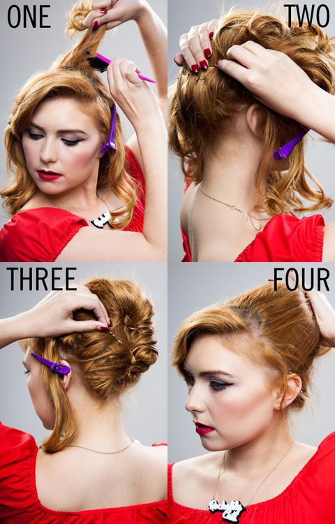 Hair how-to: the ultimate beehive tutorial by Rockalily Cu