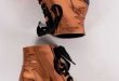 Bronze) Best Selling Qupid Patent Chunky Heeled Combat Lace-Up .