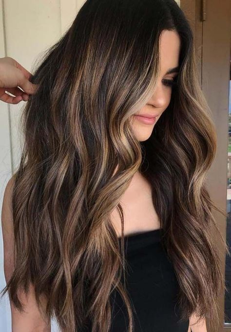 25 Trendy Ideas Hair Color Flamboyage Dark Brown (With images .