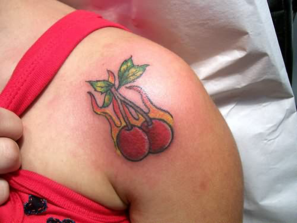 30+ Best Cherry Tattoos Designs Ideas For Girls -Tattoose