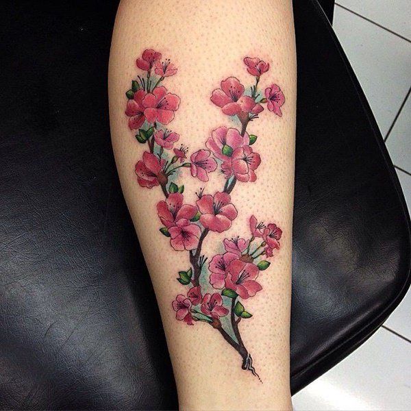 125 Best Cherry Blossom Tattoos of 2020 | Cherry blossom tattoo .