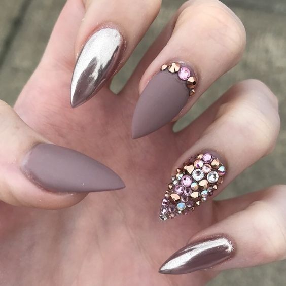 Best Metallic Nail Designs for 2019 – Nail Art Ideas | Metallic .