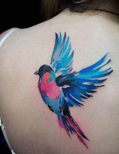 125+ Best Watercolor Tattoos for Women (2020) With Pros & Co