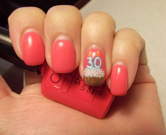 50 Stylish Happy Birthday Nail Art Ideas | Birthday nail art .