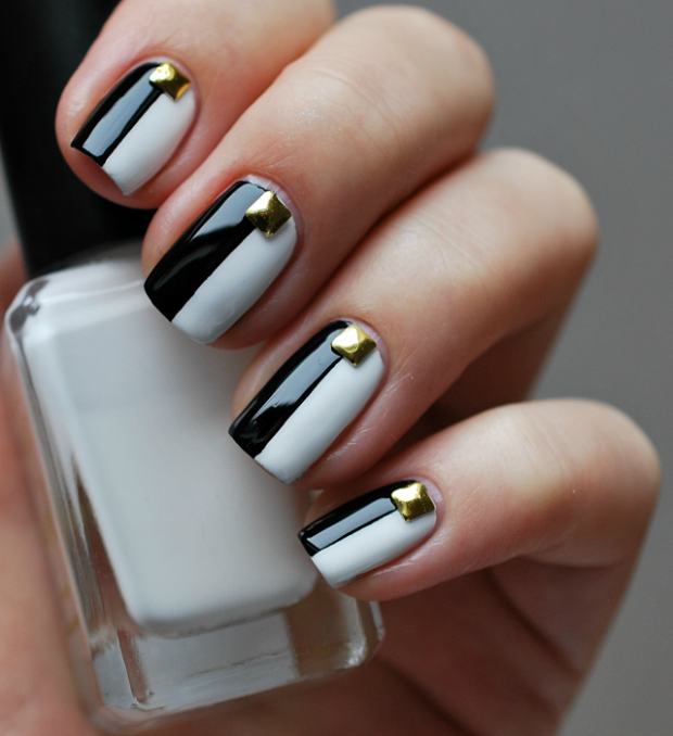 Black and White Nails for Beginners - Pretty Desig