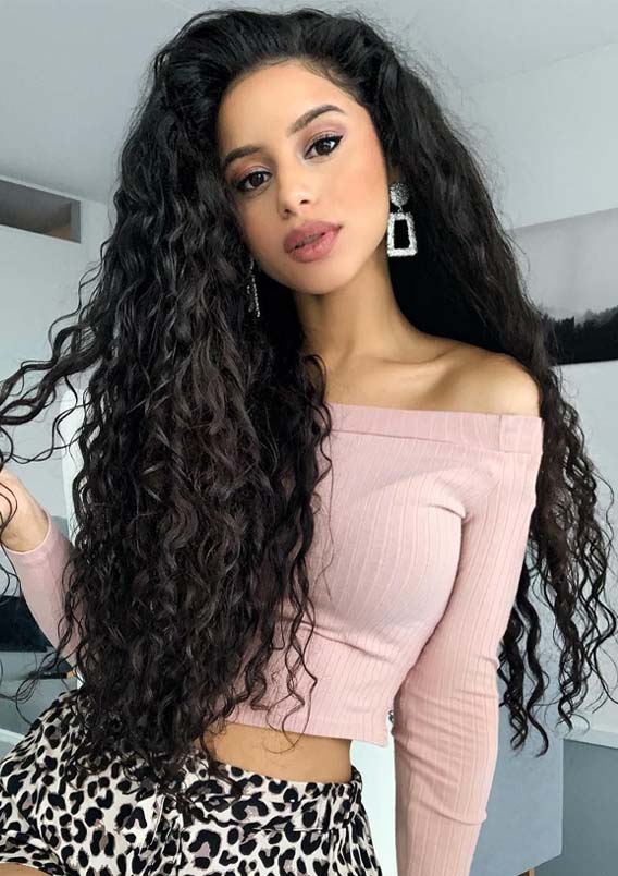 22 Hottest Black Curly Hairstyles for Long Hair in 2019 | Absurd .