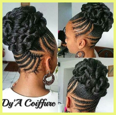 Aesthetic Black Braided Updo Hairstyles Gallery Of Updos .