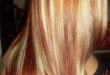 12 Beautiful Blonde Hairstyles With Red Highlights | Red hair with .
