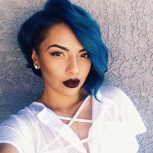 Blue Black Hairstyles for Women