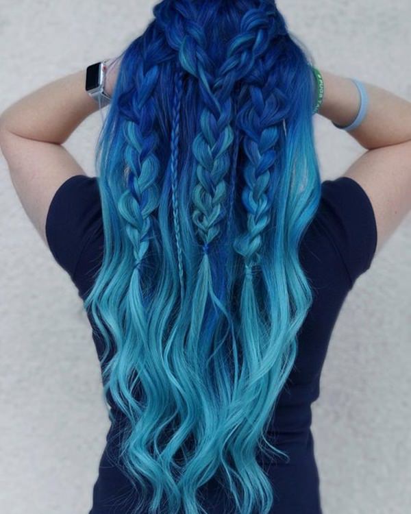 100 Stunning Blue Hair Options for a Bold Look - Style Easi