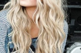 These boho waves give your look a beachy vibe. Free spirited hair .