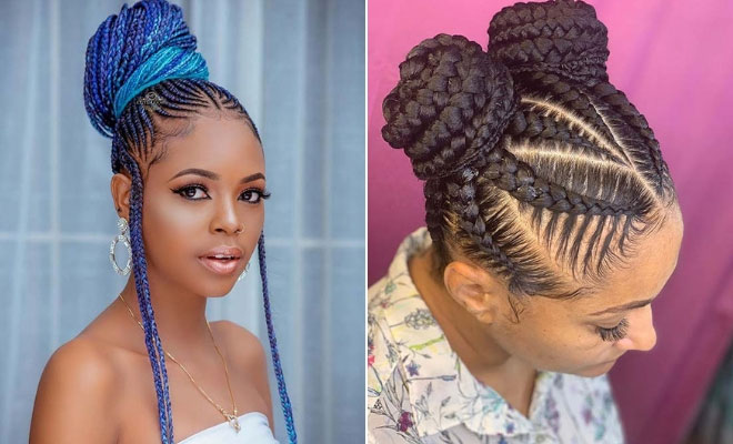 23 Braided Bun Hairstyles for Black Hair | StayGl