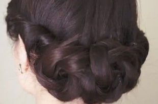 Braided floral updo tutorial - cute style for spring | Braided .