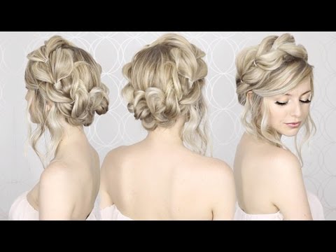 HOW TO: Pull Through Crown Braided Hair Tutorial | Summer inspired .