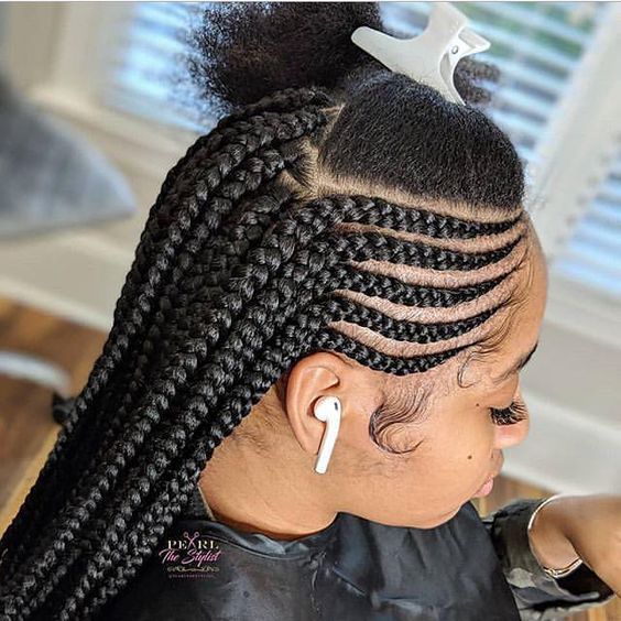 cornrows braided hairstyles 2019:100 Best Black Braided Hairstyles .