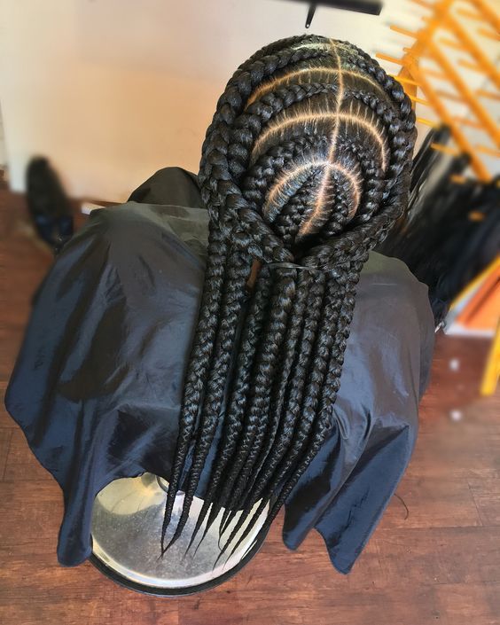 braided updo for black women cornrow:50 Braided updo for black .