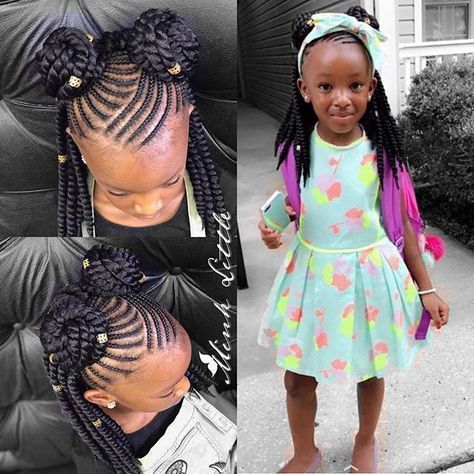 Toddler Braided Hairstyles with Beads | Toddler braided hairstyles .