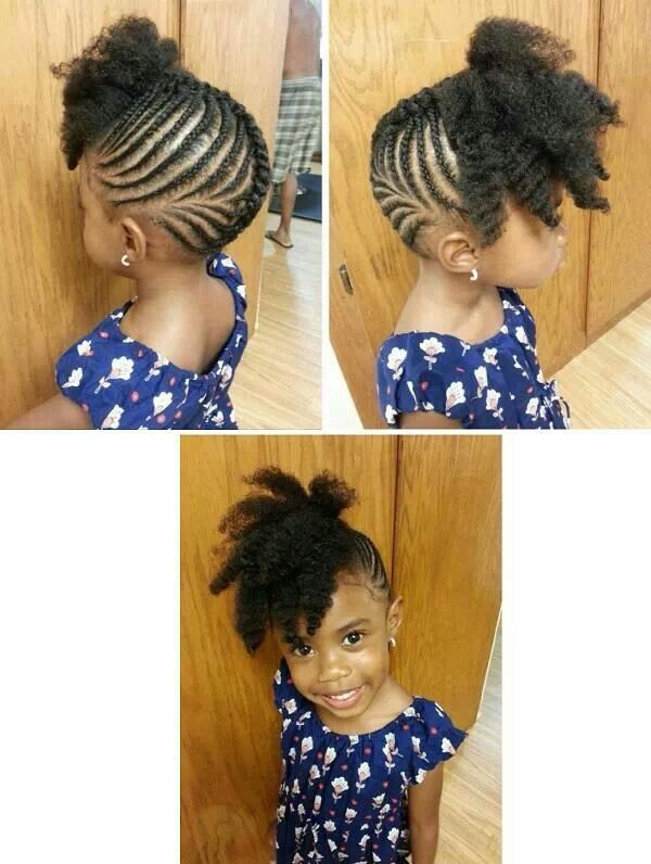 Pretty updo | Natural hairstyles for kids, Natural hair styles .