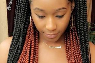 45 Best Ways to Rock Feed In Braids this Season | Ghana braids .