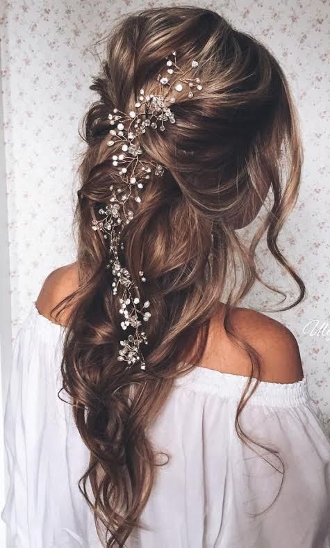 15 Beautiful Wedding Hair Ideas | Hair styles, Wedding hairstyles .