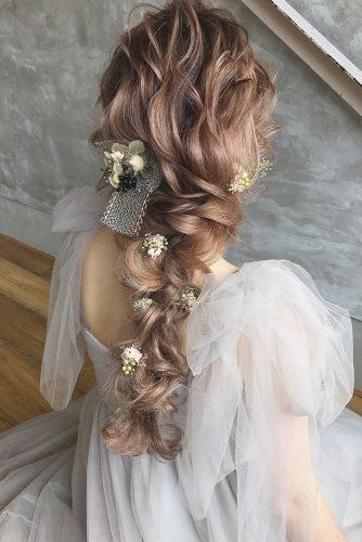 33 Wedding Hairstyles With Flowers For Your Fairytale D