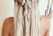 pretty hair. hair flowers. #braids | Hair styles, Hair inspiration .