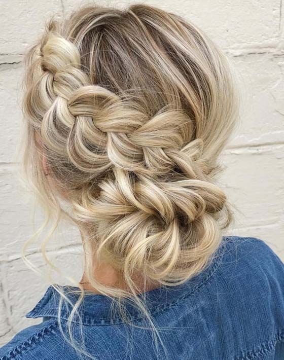 35 Breath-taking Braided Wedding Hairstyles to Shine | Braided .