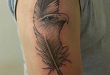 25 Breathtaking Eagle Feather Tattoo Designs That You Will Lo