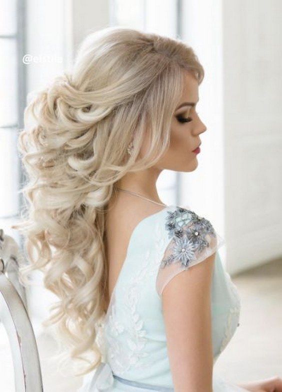 45 Most Romantic Wedding Hairstyles For Long Hair | Long hair .