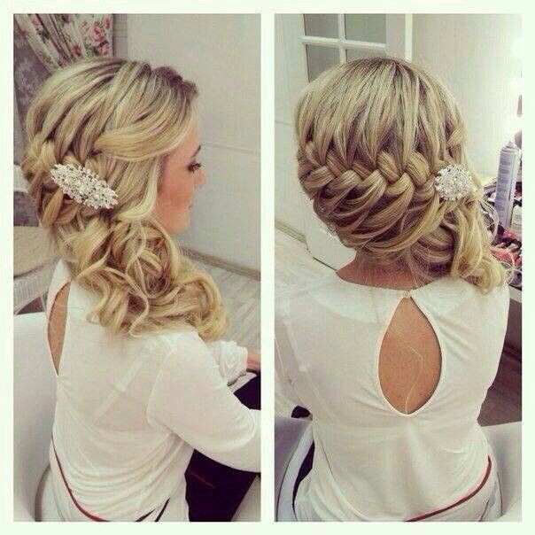 30 Hottest Bridesmaid Hairstyles For Long Hair | Glamorous wedding .