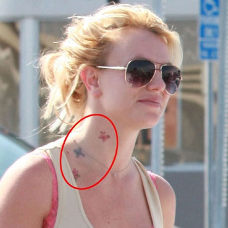 Top 10 Britney Spears' Tattoo Desig