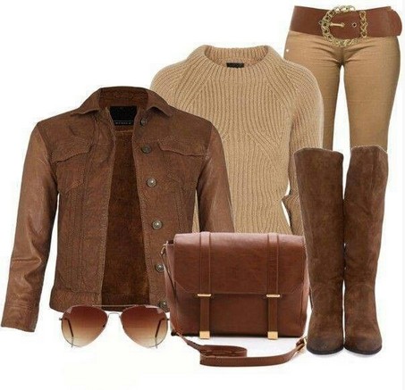 A Classic Collection of Brown Outfit Looks for Women 2014 - Pretty .
