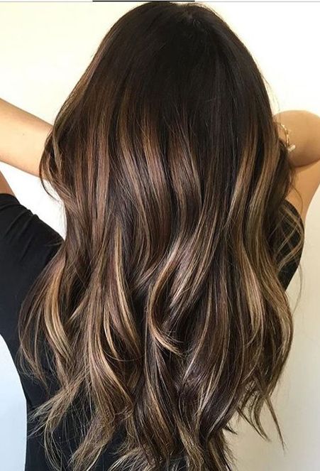 Dark Brunette Hairstyles for Spring 2018 Brown Balayage | Brown .