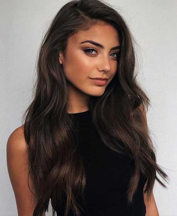 long-layered-wavy-hair-brunette-hairstyles-2019-min | Ecemel