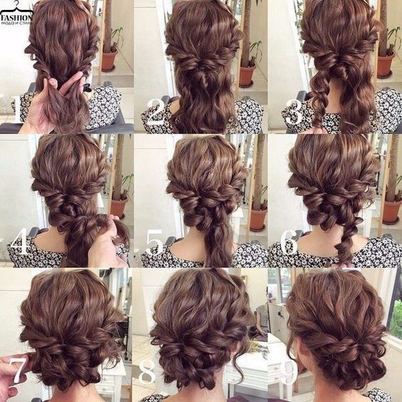 26 Amazing Bun Updo Ideas for Long & Medium Length Hair | Frisuren .