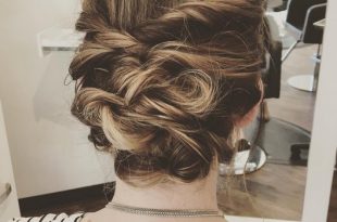 27 Trendy Updos for Medium Length Hair: Updo Hairstyle Ideas for 20