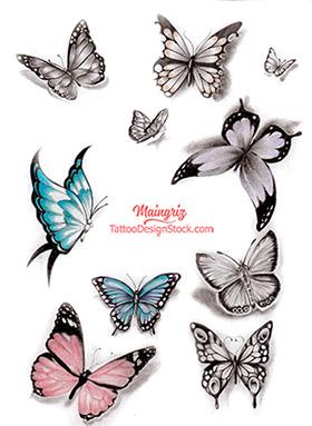 10 amazing butterflies tattoo designs – Tattoo Design Sto