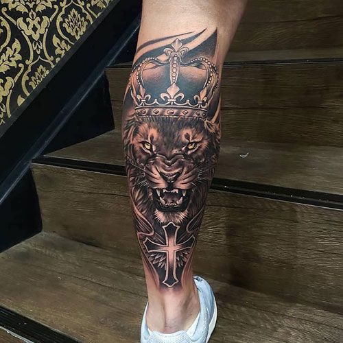 125 Best Leg Tattoos For Men | Leg tattoo men, Best leg tattoos .