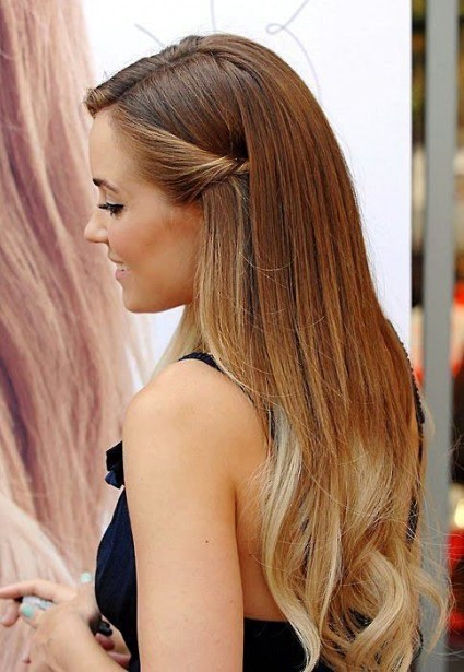 Lauren Conrad Side Twist Hairstyle - Prom, Wedding, Casual, Party .