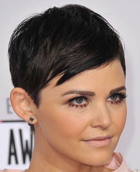Female Celebrity Short Haircuts | Super short hair, Celebrity .