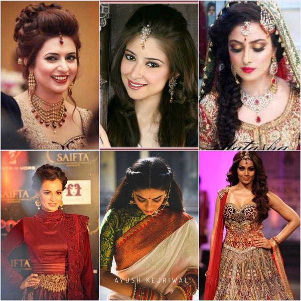 5 Celebrity-Inspired Hairstyle for Indian Wedding Party | Indian .