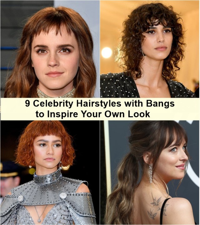 Celebrity Hairstyles with Bangs to Inspire You - NiceStyl