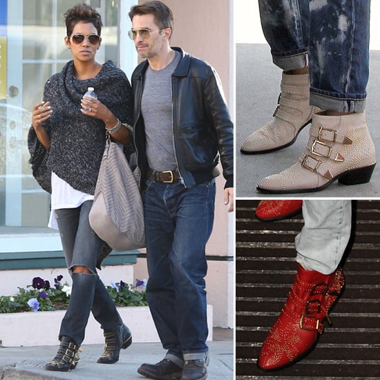Celebrities Wearing Studded Chloe Ankle Boots | POPSUGAR Fashi