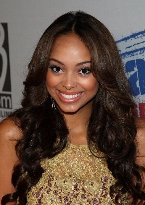 Cute Center Part Hairstyles for African American | Long hair .