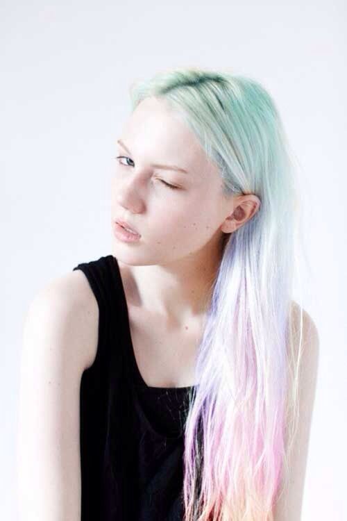 11 Chalk Dyed Hair Ideas You Must Love - Hairstyles 2018- 11 Chalk .