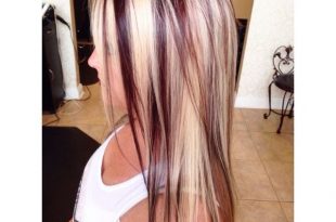 14 Charming Blond Hairstyles with Red Highlights | Frisuren .